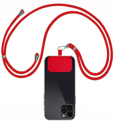 Telefoon Koord Universeel Telefoonkoord Verstelbaar - Telefoonkoorden Universeel Verstelbaar - Rood