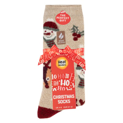 Dames Lite Thermische Kerst Novelty Patroon Sokken