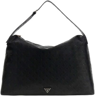 GUESS reistas schoudertas Wilder Oversized Hobo Bag Black zwart