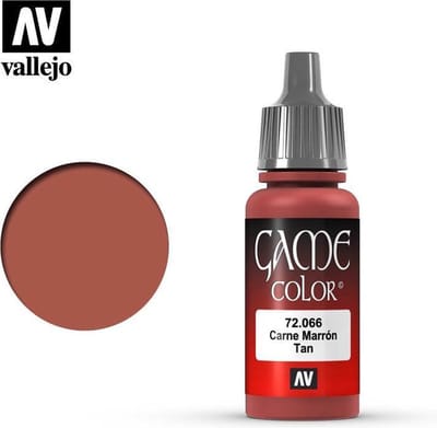 Vallejo Hobbyverf Acrylverf - 72066 Game Color - Tan - Acryl - Verf flesje - 18 ml
