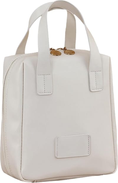 Luxe Make-up Tas Beige - Toilettas - Reistas - Tas Voor Toilet Artikelen - Beauty case - Beige - kunstleer