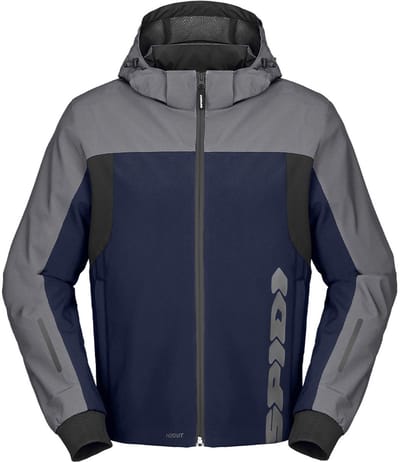 Spidi H2Out II Hoodie Blauw Zilver - Maat M - Jas