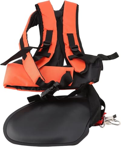 Verstelbare Dubbele Schouderband voor Bosmaaiers en Grasmaaiers, Y-Vormige Nylon Strap voor Comfort en Ondersteuning