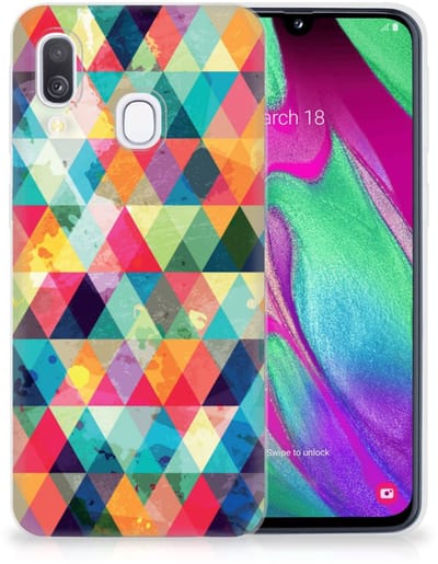 Samsung Galaxy A40 TPU bumper Geruit