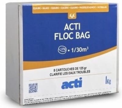 Acti vlokmiddel in zakjes - Klaringsmiddel - Anti Alg Zwembad - Algenbestrijding