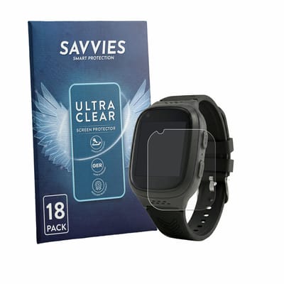 Savvies - Screenprotector voor Zonaro Kids Smartwatch - Folie Beschermfolie transparant 18 Stuks