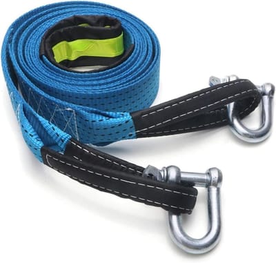 Sleepkabel - Herstel Touw - Voertuig Noodgeval - Hoge Capaciteit - 5 Meter 8 Ton - Blauw