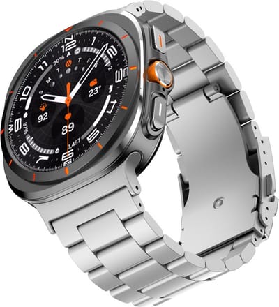 Titanium bandje - geschikt voor Samsung Galaxy Watch Ultra (47mm) / Ultra 2025 (47mm) - zilver