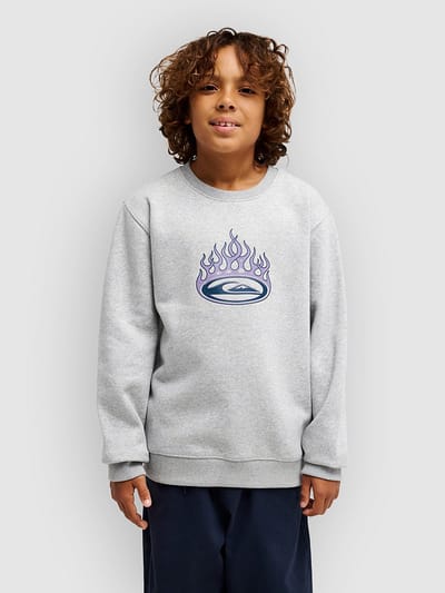 Quiksilver Graphic Crew Yo Sweatshirt Grijs 14 Years Jongen