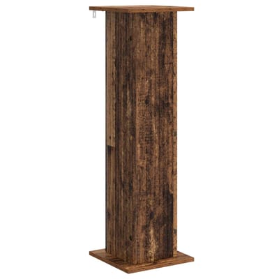 vidaXL - Plantenstand - Oud - hout - 30,5 - x - 30 - x - 100,5 - cm - Bewerkt - hout