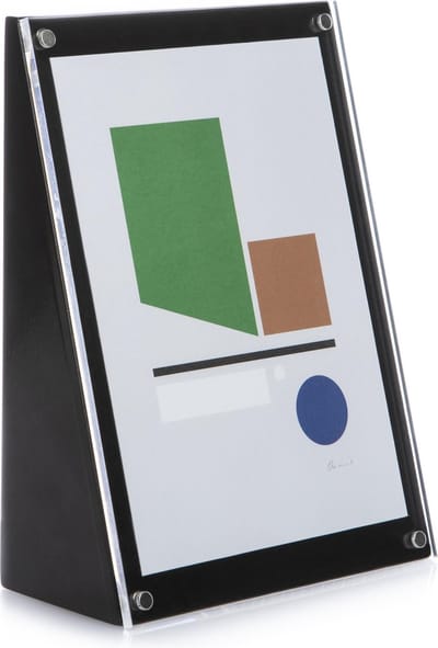 XLBoom Angolo Fotolijst 21x15cm Black - Fotolijst uit hout - Beschikbare kleuren: WHITE / BLACK / WALNUT - Design fotokader