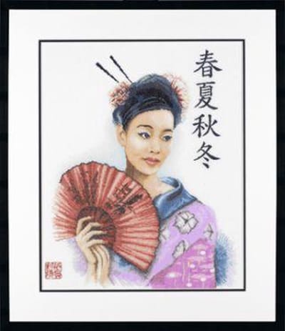 34905 Borduurpakket Lanarte Chinese Woman