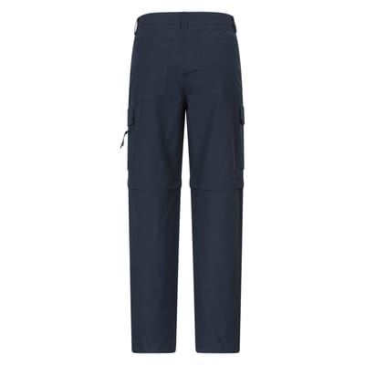 Mountain Warehouse Heren Rydal Zip-Off wandelbroek (Marine)