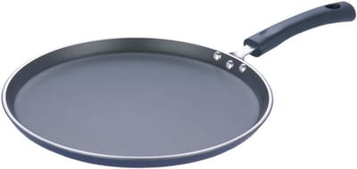 Koekenpan - Tawa Pan - Lekker Ontbijten - 3-laags Anti-aanbaklaag - 28 cm - Zwart