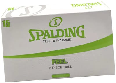 Spalding Feel Golfbal - Set van 15 Golfballen - Wit