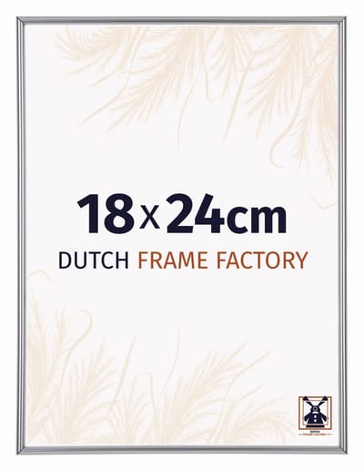 Fotolijst 18x24 cm - Kunststof - Zilver Hoogglans - Angers