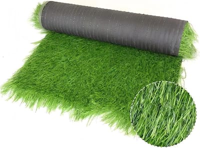 Kunstmatig rieten dak - Tropisch decor - Tuindecoratie - Weerbestendig materiaal - 05 x 1 m - Grijs
