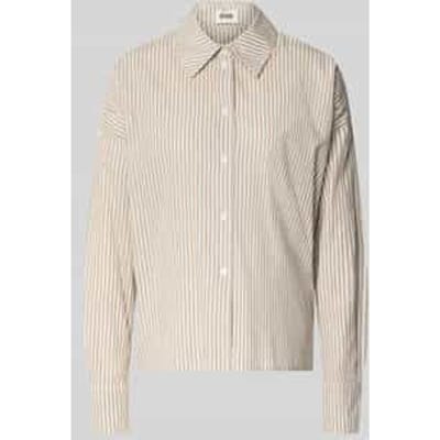 relaxed fit blouse met overgesneden schouders model 'CLOELIA'