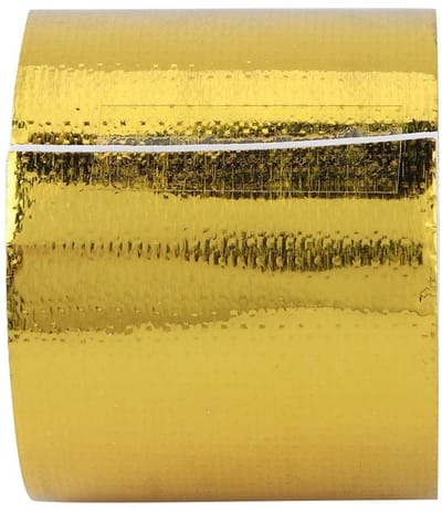 Dailygoods- Kleefband 10 m x 5 cm - Reflecterend - Zelfklevend - Aluminiumfolie - Hittebestendig - Sterke hechting - Goede isolatie-eigenschappen - Isolatietape