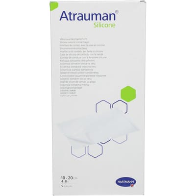 Hartmann Atrauman Silicone 10x20 cm 499563 5 Compressen