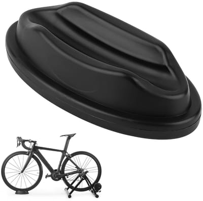 Dailygoods- Voorwielsteun voor Rollentrainer - Fiets Voorwiel Riser Blok - Indoor Cycling Training - Stabiele Ondersteuning - Lichtgewicht - Duurzaam Kunststof - Afmetingen 23 x 11 x 6 cm - Fietsstandaard