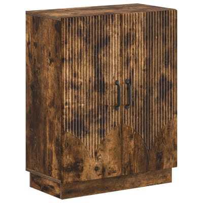 vidaXL - Badkamer - Opbergkast - HOORN - Gerookt - eiken - 59,5 - x - 31 - x - 77 - cm