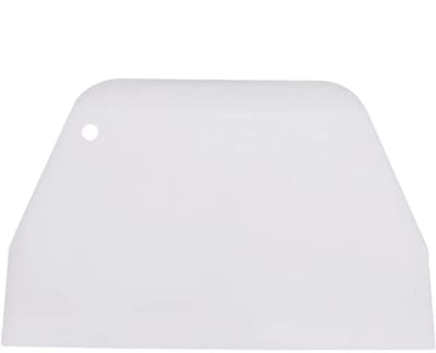 Multifunctionele Deegsnijder & Komschraper Deegschraper – Brooddeeg Schraper, Fondant Spatel, Taartcrème Spatel, Deeg Cutter, Gebaksschraper Bakgereedschap - Wit
