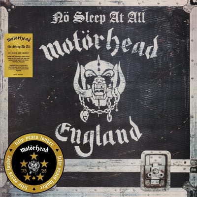 Motörhead - No Sleep At All (LP) (50th Anniversary Edition) (Coloured Vinyl)
