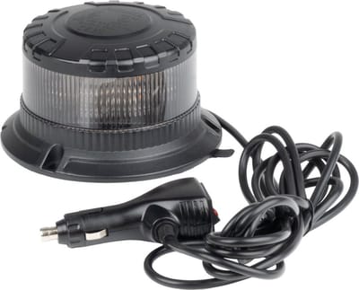 LED beacon / dakflitser - Oranje - R10 / R65 - 16 LED - Magneet - Dark edition
