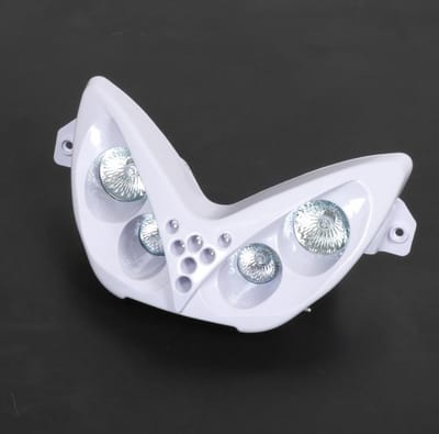 front tnt optic voor auto wit en blauw led nieuw