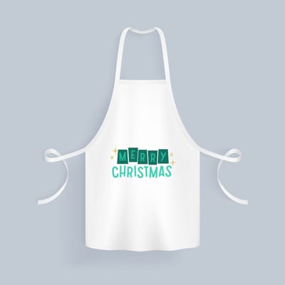 Akyol - kerst merry christmas Keukenschort - Kerstmis - kerst beker - winter - kerst - christmas - kerst cadeau - 82 bij 71 cm