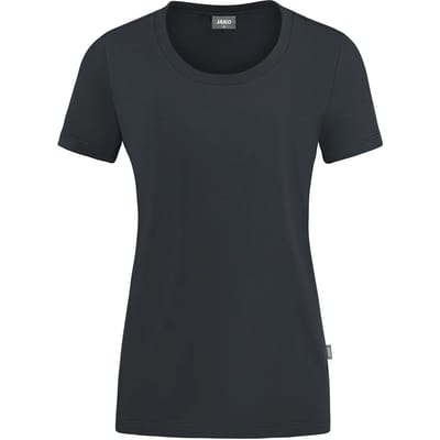 Jako Organic Stretch-T-Shirt Dames - Antraciet | Maat: 34
