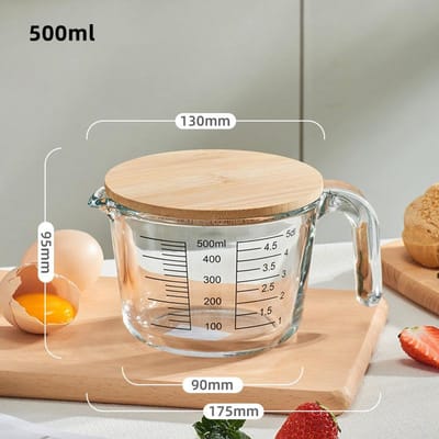 Keuken Melkbeker Huis Ontbijtbeker Havermoutbeker Klopbeker Bakweegschaal Maatbeker Keuken Bakbenodigdheden Yoghurtbeker ML