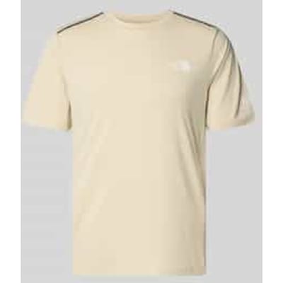 T-shirt met logo en ronde hals