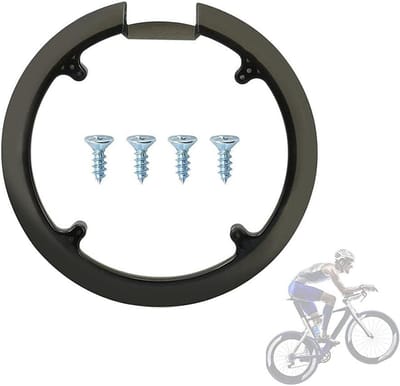 Fietskettingbeschermer voor Mountainbike en Racefiets, Universele Crankbescherming met 4 Schroeven, Duurzaam en Effectief tegen Vuil en Schade