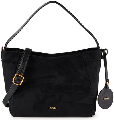 PICARD schoudertas Galway Hobo Bag Black zwart