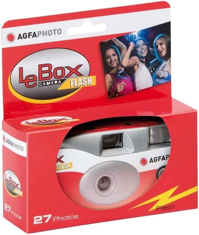 Wegwerpcamera met Flits (Set van 10) - Eenvoudig Foto's Maken, Inclusief Film