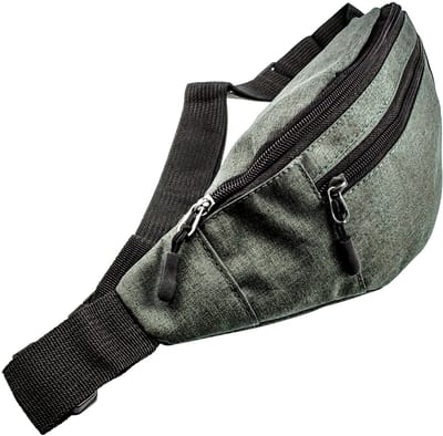 Stijlvolle Unisex Heuptas in Groen - Buideltas voor Dagelijks Gebruik en Outdoor - 28 x 14 x 9 cm - Volwassenen