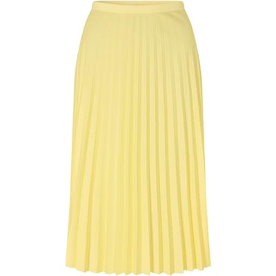 Lacoste Dames/Dames Plooi Polyester Midi Rok (Geel)