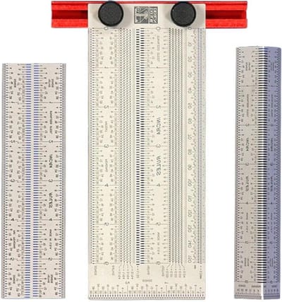 Pro T-Regel Set - Meetliniaal Set - Precisie Markeren - Microfijne Gaten - 6 inch - Metaal