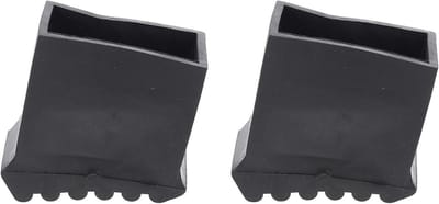 Laddervoet Beschermhoezen - Ladder Stabilisatoren - Vloer Beschermen - Antislip Rubber - 2 Stuks - Zwart