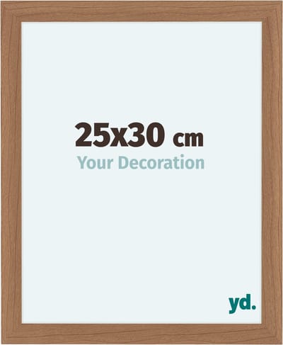 Your Decoration - Fotolijst 25x30 cm - MDF - Notenhout Licht - Como