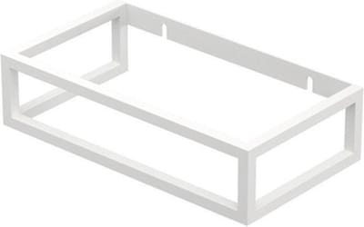 INK Frame 40x22x10cm - tbv Fontein - 40x22cm - staal wit mat
