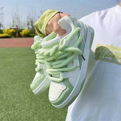 Nieuwe Student Casual Broodschoenen Dames Sneakers in Koreaanse Stijl Ins Trendy Alles-Match Straatfoto Retro Koppel Sneaker 40 gray
