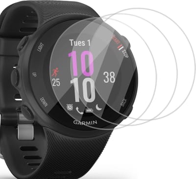 3x Geschikt voor Garmin Forerunner 45 / 45s / 55 / Vivoactive 3 Screenprotector - Folie Screen Protector Geschikt voor Garmin Forerunner 45 / 45s / 55 / Vivoactive 3