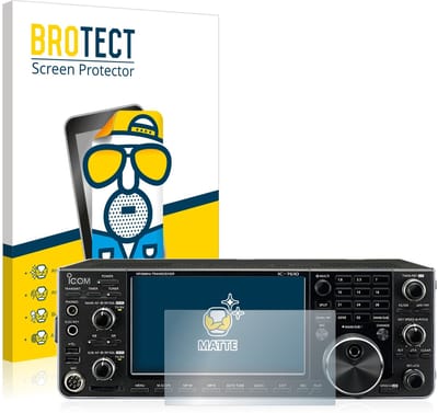 BROTECT - Screenprotector voor Icom IC-7610 - Folie Beschermfolie matte 2 Stuks