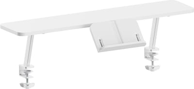 Bureau Organizer - Boekhouder Bureau - Studeren Schooltaken - Afneembaar Ontwerp - 90x20 cm - Wit