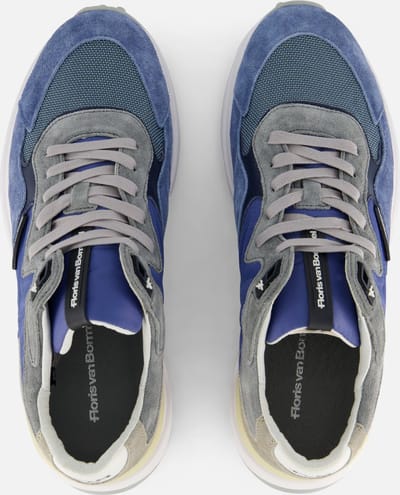 Floris Van Bommel Sfm-10152 Lage sneakers - Heren - Blauw - Maat 46