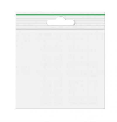 Gripzakken met Euroloch 12x18cm PE 50 micron (1.000 stuks) | gripzak | ziplock zakken | ziplock zakjes