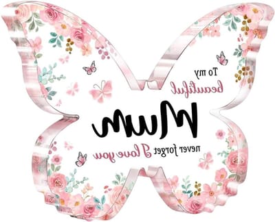 Unieke Moederdag Cadeaus voor Je Dochter - Acryl Vlinder Decoratie, Persoonlijke Geschenken en Creatieve Verassingen
